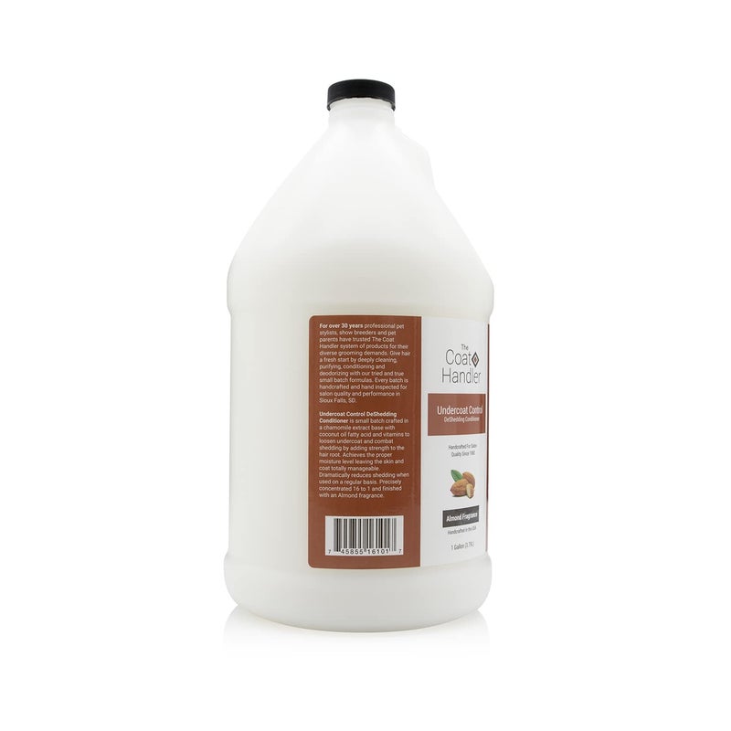 The Coat Handler Undercoat Control Deshedding Conditioner, 1 Gallon - Combats and Reduces Shedding, Undercoat Removal, Omega 3 & 6 Rich, Vitamin E Strengthens Hair Follicles, All-Natural Ingredients - Image 2